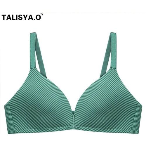 TALISYA.O Sexy Push Up Bras For Women Wire Free Womens Underwear Back Closure Lingerie Triangle Cup Bralette Dropshipping 2021