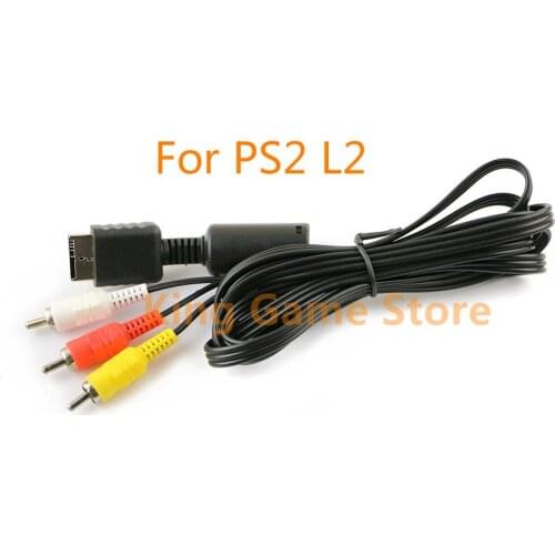 1PC/LOT Replacement 1.8M RCA AV Audio Video Cable Cord USB Data Cable For PlayStation PS2 PS3 Console System