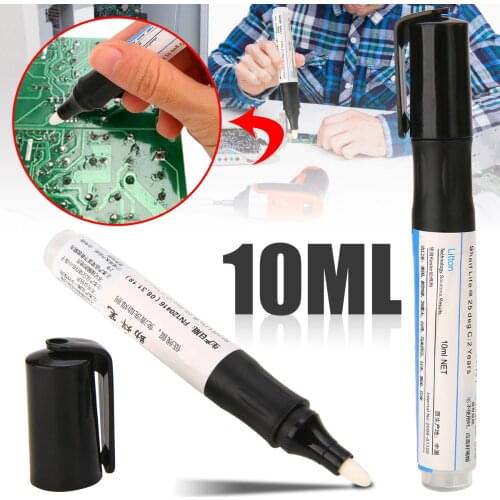 1PCS Welding Soldering Rosin Flux Pen Low-Solid Non-Clean Surface Mount Solar Panel Portable 10ml Solder Flux Pen