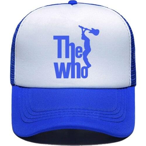 Vintage Band Mod Music with Guitar Printed Baseball Cap Casual Men Women Parent-child Hats Mesh Visor Outdoor Sun Hat