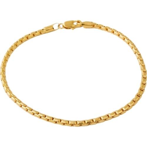 2017 New Plated Fashion Jewelry Round 21cm Bracelet For Men And Women