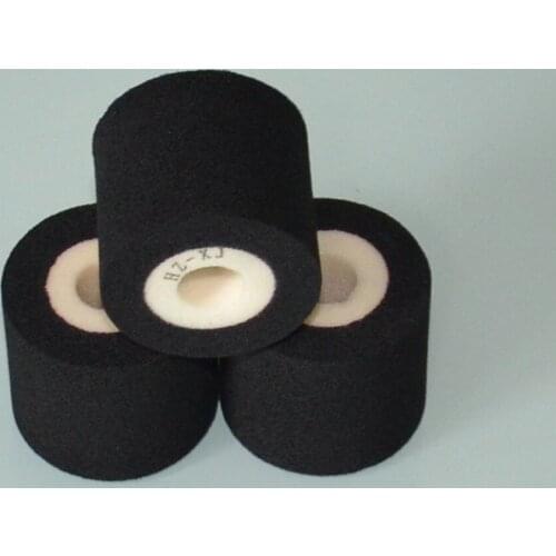 Black Diameter 40mm Height 40mm code date machine hot solid ink roll for vertical sealing machine in 24 pcs