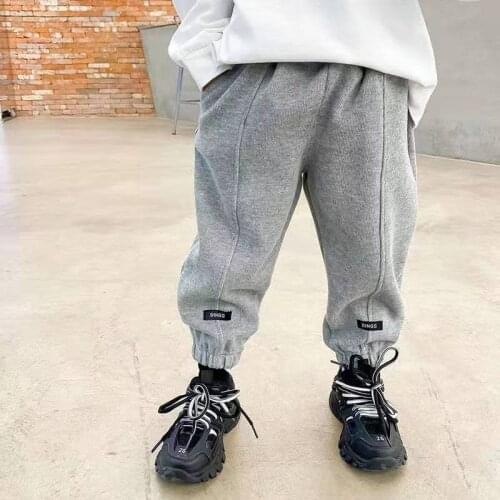 Kids Pants Baby Boy Girl Wrinkle Cotton Linen Bloomers Pants Solid Soft Loose Long Trousers Autumn Casual Pants Baby Toddler