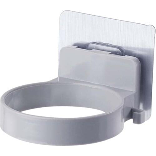 Home Wall-mounted Hair Dryer Holder Storage ABS Bathroom Shelf Hairdryer Holder Rack Organizer for Hairdryer Shelf