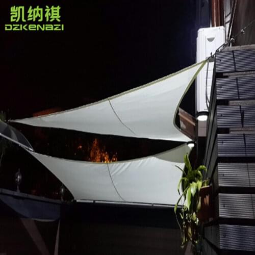 3 x 4 x 5 M/pcs Waterproof Polyester fabric Sun Shade Sail used as garden net awning