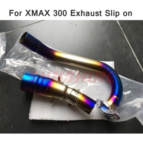 Exhaust Motorbike Slip on Motorcycle Muffler Front Pipe Modify Full System Steel Pipe For YZF XMAX300 XMX250 X-MAX 300 Xmax 250