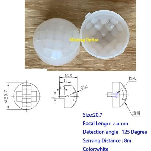 PIR Human Body Infrared Induction Fresnel Lens Optical HD PE NF-IR Lenses 1PCS