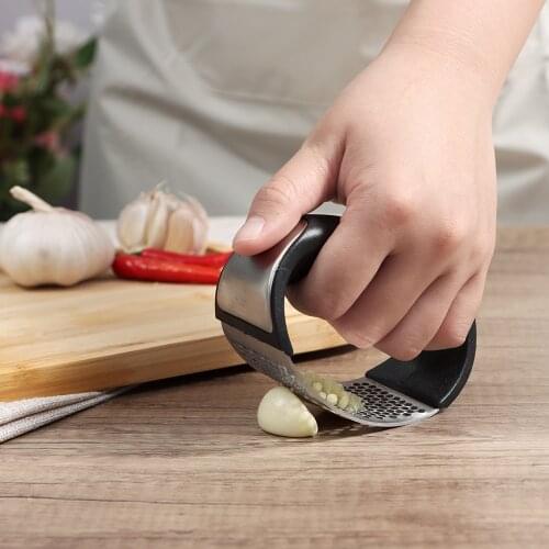 Tools Vegetables Vegetable Steel Manual Stainless Slicer Garlic Press Accessories Tool Hand Gadgets All For Kitchen Things