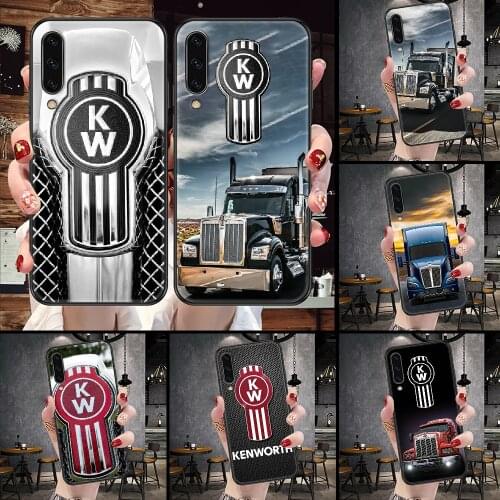 Kenworth American heavy truck Phone Case For Samsung Galaxy A 10 12 20E 21S 30 32 40 50 51 52 70 71 72 5 6 7 2016 2018 black