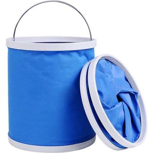 NEW-9L Waterproof Folding Bucket Is Convenient Environmentally Wear Resistant Portable Bucket Water Container Storage Bag