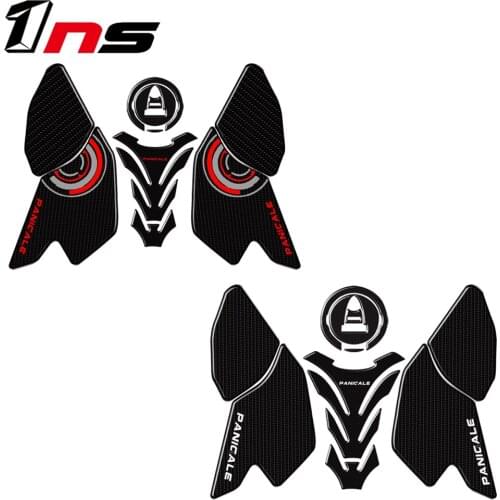 For DUCATI PANIGALE V4 3D Motorcycle Anti slip Tank Pad Sticker Pad Side Gas Knee Grip Protector