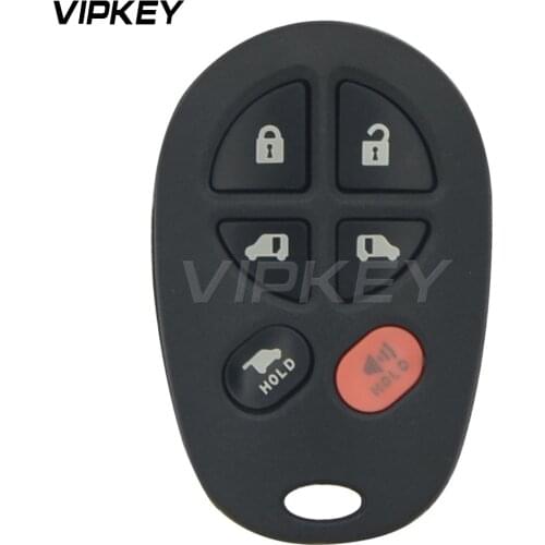 Remtekey GQ43VT20T Remote fob 6 button 315mhz for Toyota Sienna 2005 2006 2007 2008 2009 89742-AE050 car remote key fob