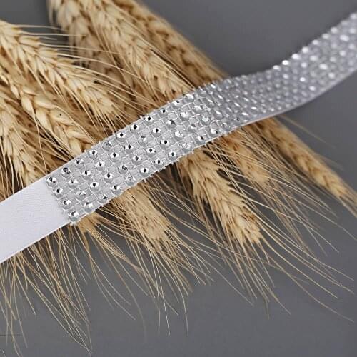 Bridal belt sash Rhinestone Bridal belt wedding with crystal diamond wedding dress accessories belt sash for wedding dress