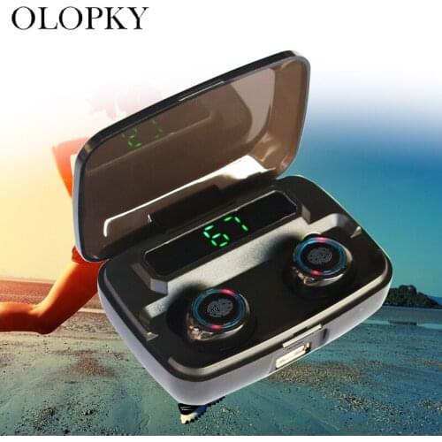 LED Display Bluetooth Earphone M11 TWS Wireless In-Ear 3300mAh 5.0 Stereo Headset Noise Cancelling Charging Box For Mobile Phone
