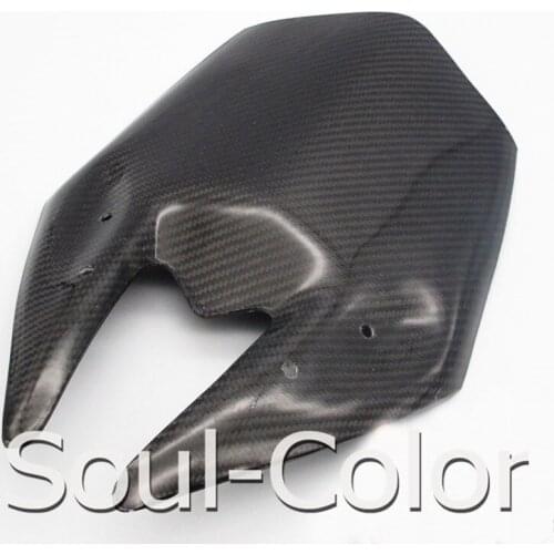 Motorcycle Windshield Windscreen Carbon Fibre For Kawasaki Z800 Z 800 2013 2014 Wind Deflector Front Visor Double Bubble