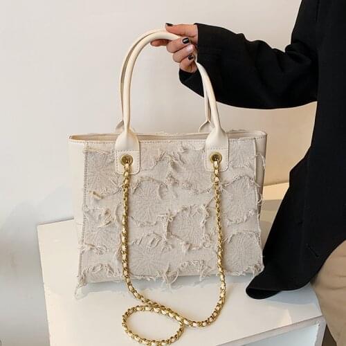 High Quality Solid Color Nylon Cloth Crossbody Shoulder Bags for Women 2021 Luxury Handbags Female Messenger Bag Sac A Main