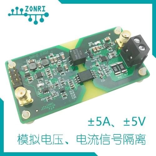 High Precision Analog Voltage / Current Signal Isolation Module AMC1301 +-5V +-5A/200KHz Bandwidth ISO
