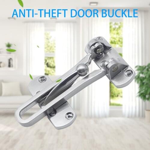 Window Cabinet Locks Chain Anti-theft Clasp Buckle Alloy Hasp Latch Lock Door for Household Safety Accessories