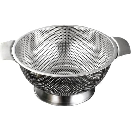 1pc Stainless Steel Kitchen Supply Vegetable Drainage Basin Kitchen Ware Drainer