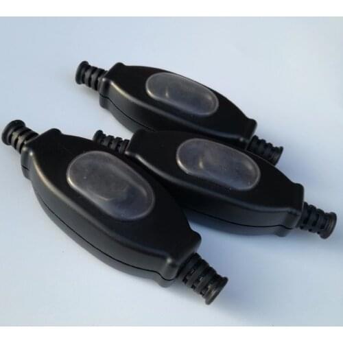 10pcs 204 3A 250V IP65 Waterproof Light Push Button Switch In Line Switch For Various Lighting Apparatus Transformers ZJXXDZ