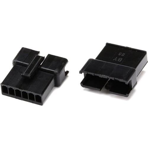20pcs SM2.54 connector male and female paired shell + terminal reed paired lock plug socket 2/3/4/5/6/8P pitch 2.54mm connector