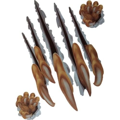 21*29cm Car Sticker 3D Creative Personalized Scratches Simulation Stickers Car Decal Decorate Sticker Car Exterior Accessories