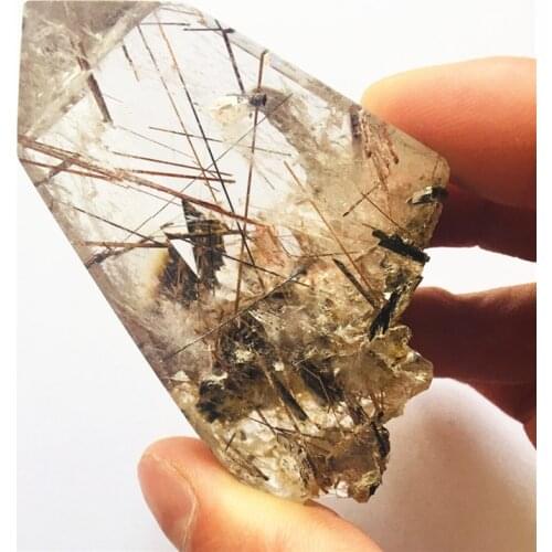 5cm natural crystal obelisk wand point healing holiday gift