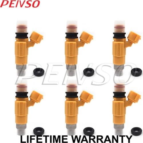 6x CDH275 MD319792 fuel injector for Mitsubishi Diamante 3.5L V6 97~04 Montero Sport 3.0L V6 97~98 Galant 2.4L L4 99~00