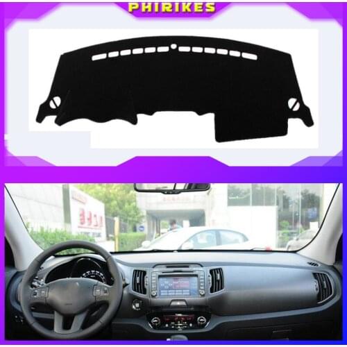 For Kia sportage R 2011 2012 2013-2016 Right and Left Hand Drive Car Dashboard Covers Mat Shade Cushion Pad Carpets Accessories
