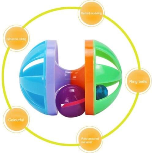 Pet Cat Kitten Dumbbell Bell Ball Scratch Training Game Interactive Playing Toy Pet Products