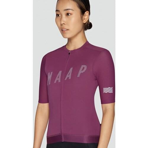 MAAP MTB Cycling Jersey 2021 Bicycle Team Breathable Quick Dry Shirts Women Short Sleeve Bike Wear Summer Bicycle Clothing