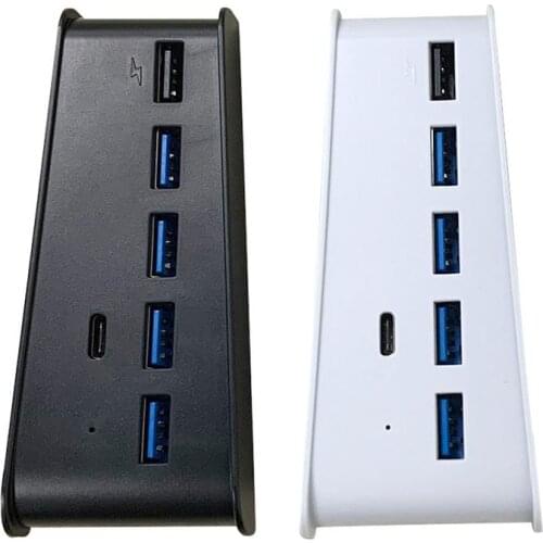 Gaming Console Hub Multifunctional Docking Station For PS5 P5 USB HUB Dock Battery Charger For Playstation PlayStation 5 Gaming