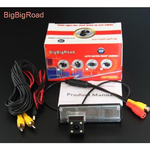 BigBigRoad Car Rear View Backup Parking Camera For Mitsubishi Pajero Sport Montero Grandis Challenger Nativa Night Vision