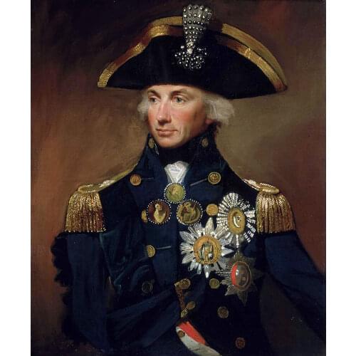 Wholesale painting # Historical Great Britain Rear-Admiral 1st Viscount Sir Horatio Nelson PRINT ART PAINTING ON CANVAS