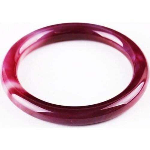 Koraba 100% Real Jade Bangles 7A Pink Purple Chalcedony Women Bangle Jade Bracelet Bangles Jade Amethyst