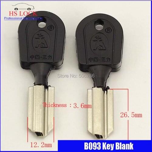 Short Wangli door key blank Civil key blank suit for Vertical key cutting machine keys embryo B093