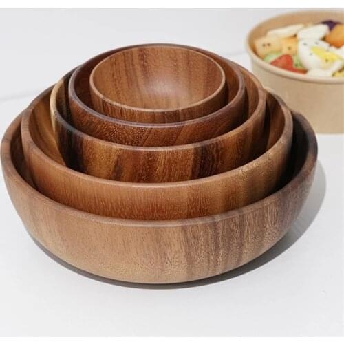 Round Shape Bamboo Plate Tea Tray Candy Fruit Dishes Dessert Dinner Bread Plate Food Storage Saucer