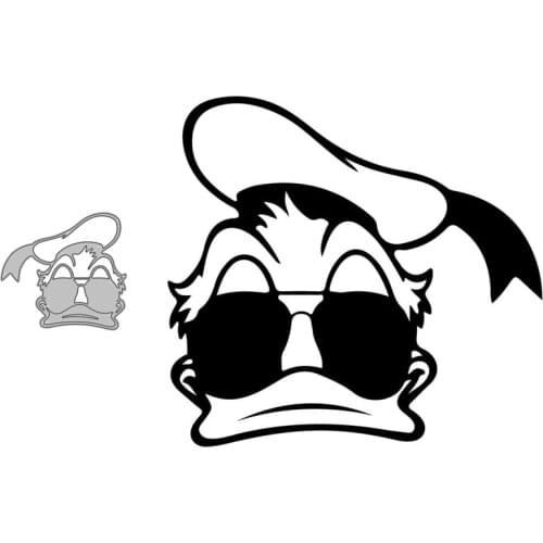 Metal Cutting Dies Duck Stencil for Scrapbooking Album Decoration Craft Die Cut for Card Making Stamp and dies 2021