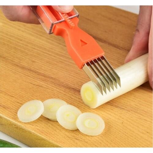 Mini Stainless Steel Three-color Shredder with Protective Cover Multi-function Quick Chopper, Vegetable Kitchen Tool