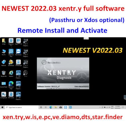 Newest 2021/06 Xentry Software Remote Install and Activate DT.S WI.S EP.C for MB STAR SD C4/C5/C6 Diagnostic Tool openport 2.0