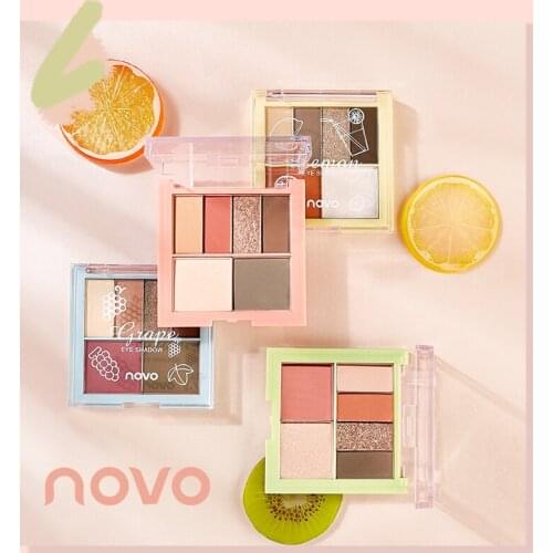 6 Colors Matte Eye Shadow Palette Shimmer Pearlescent Portable Waterproof Long Lasting Eye Makeup TSLM1