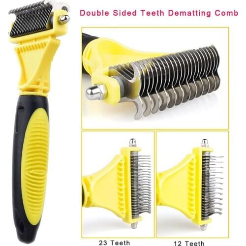 Pet Hair Removal Comb, Cat And Dog Hair Removal Comb, Pet Cleaning Supplies, Dog Comb