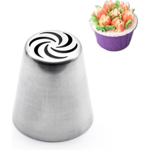 Russian Nozzles Tulip Icing Piping Nozzles Cake Decoration Tips Baking Pastry Tools DIY Sugarcraft Cupcake Dessert Decorators