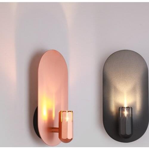 Modern LED Wall Lamps Indoor Backdrop Light Corridor Aisle Bedroom Bedside Wall Light Lighting Decoration Luminaire