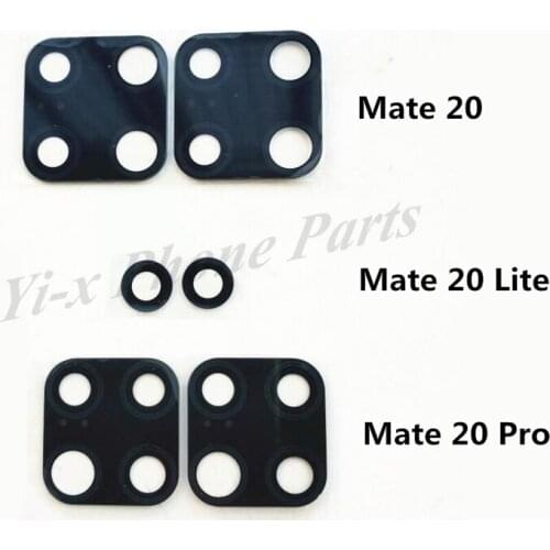 2pcs/lot Back rear camera glass lens for Huawei Mate 20 / Mate 20 Lite / Mate 20 Pro with sticker