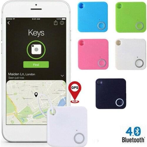 1 PC Mini Bluetooth Tracker GPS Locator Smart Alarm Tag Alarm Wallet Key Pet Dog Tracker Anti-lost Mini Size Smart Tracker