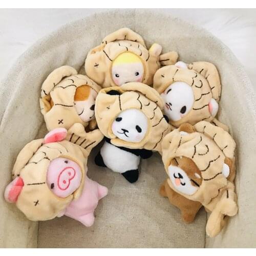 10cm Cute Cartoon Taiyaki Pendant Soft And Comfortable Sea Bream Headgear Animal Home Decoration Gift For Children