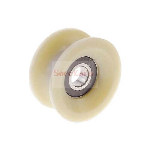 20*84*40mm U Groove width 27mm Guide Pulley Sheave Sealed Rail Bearing BU2084