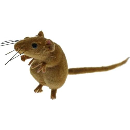 3x Realistic Mouse Ornament Spoof Animal Toy Patio Tree Lawn Mice Home Decor Party Games Toys