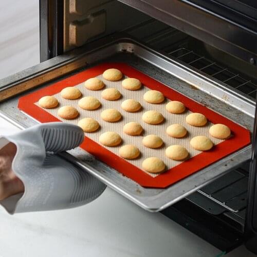 Non Stick Silicone Baking Mat Rolling Dough Baking Pastry Pad Heat Resistant Baking Oven Sheet Liner for Cookie /bread/ Biscuits